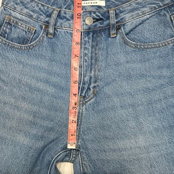 PACSUN Womens Denim Jeans Sz 25 Mom Jean High Rise - Picture 10 of 11